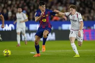 El 1x1 del Barça contra Osasuna al descanso