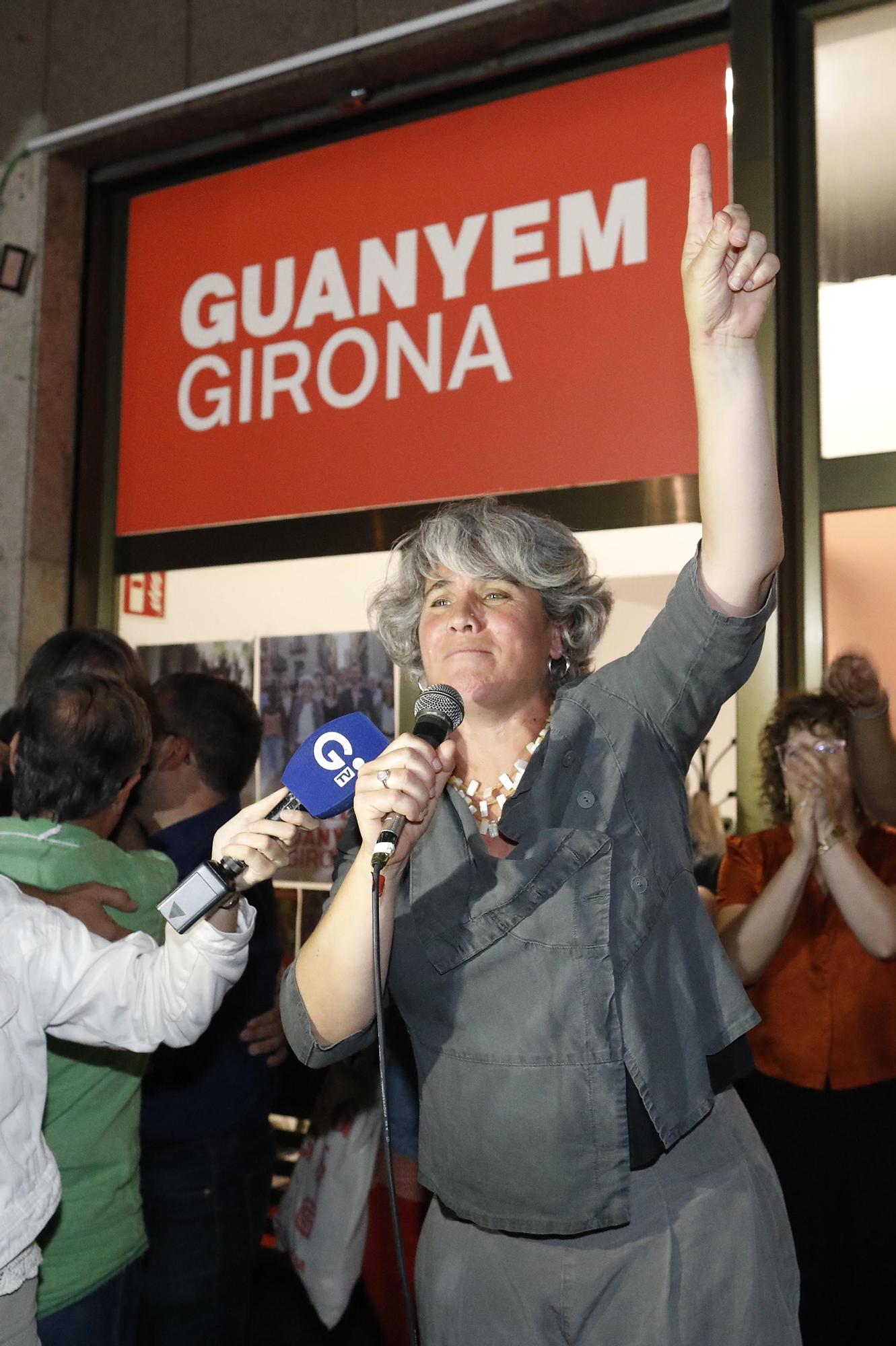 Guanyem Girona celebra els resultats a les eleccions municipals