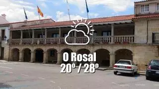 El tiempo en O Rosal: previsión meteorológica para hoy, miércoles 19 de agosto