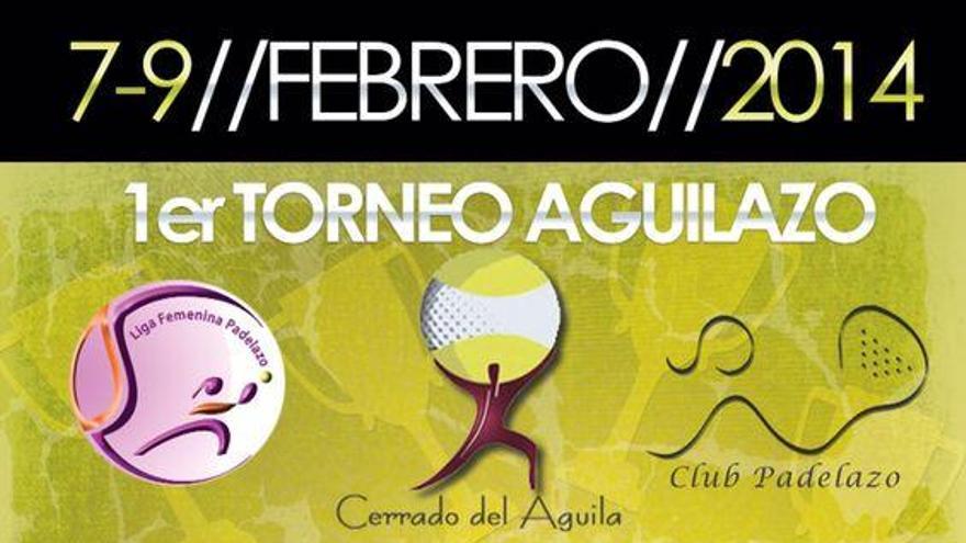 Cartel del torneo de pádel.