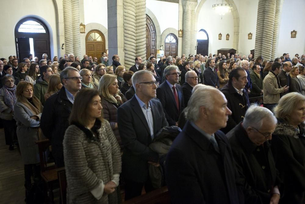 Funeral por Claudio Fernández Junquera en San Julián de Somió