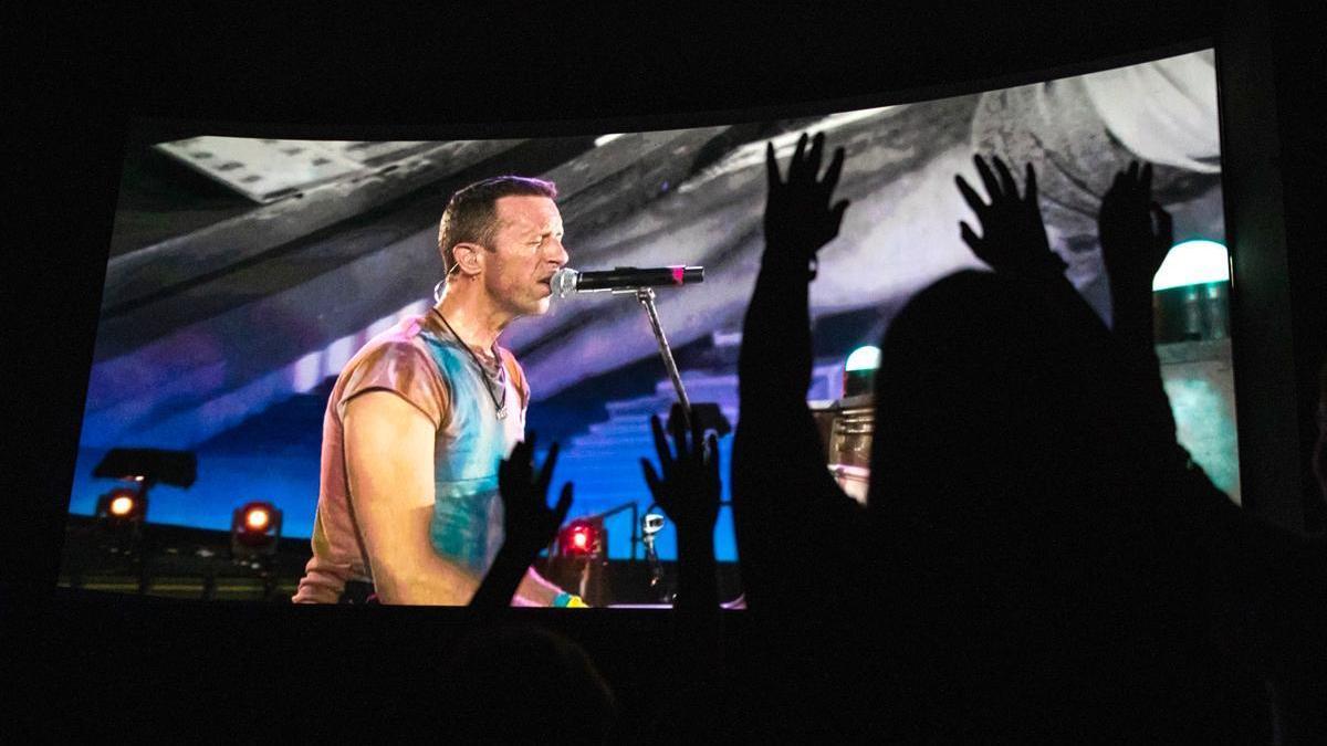 Proyección en 'streaming' del concierto de Coldplay en Buenos Aires en el cine Comedia.
