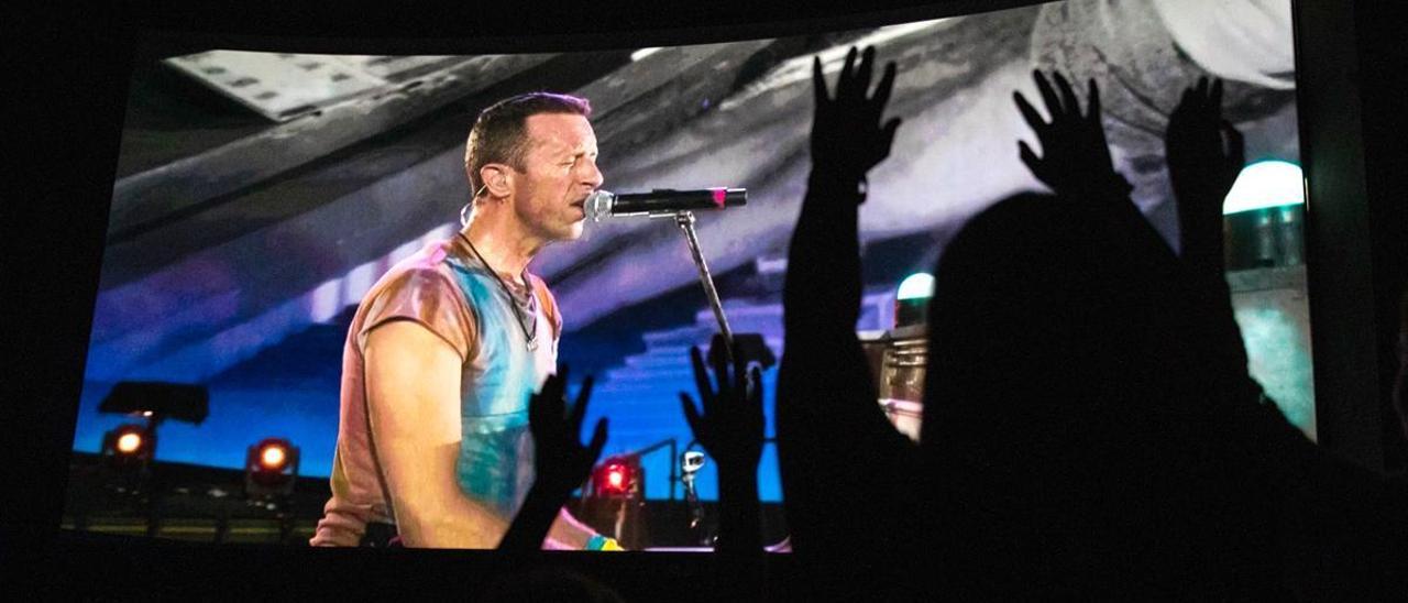 Proyección en &#039;streaming&#039; del concierto de Coldplay en Buenos Aires en el cine Comedia.