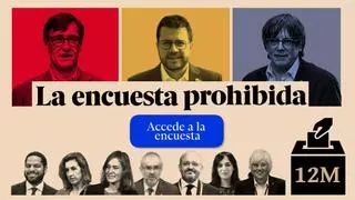 Encuesta prohibida de las elecciones en Cataluña: primer sondeo