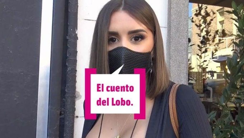 Marina García en la calle