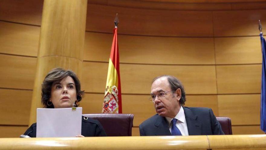 Santamaría destaca la lucha contra las &quot;injerencias&quot;... de TV-3 y Catalunya Ràdio