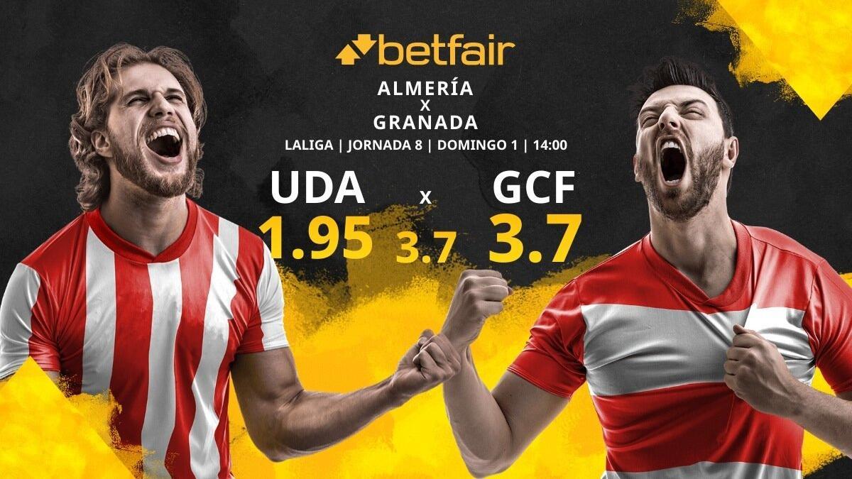 UD Almería vs. Granada CF: horario, TV, estadísticas, clasificación y pronósticos