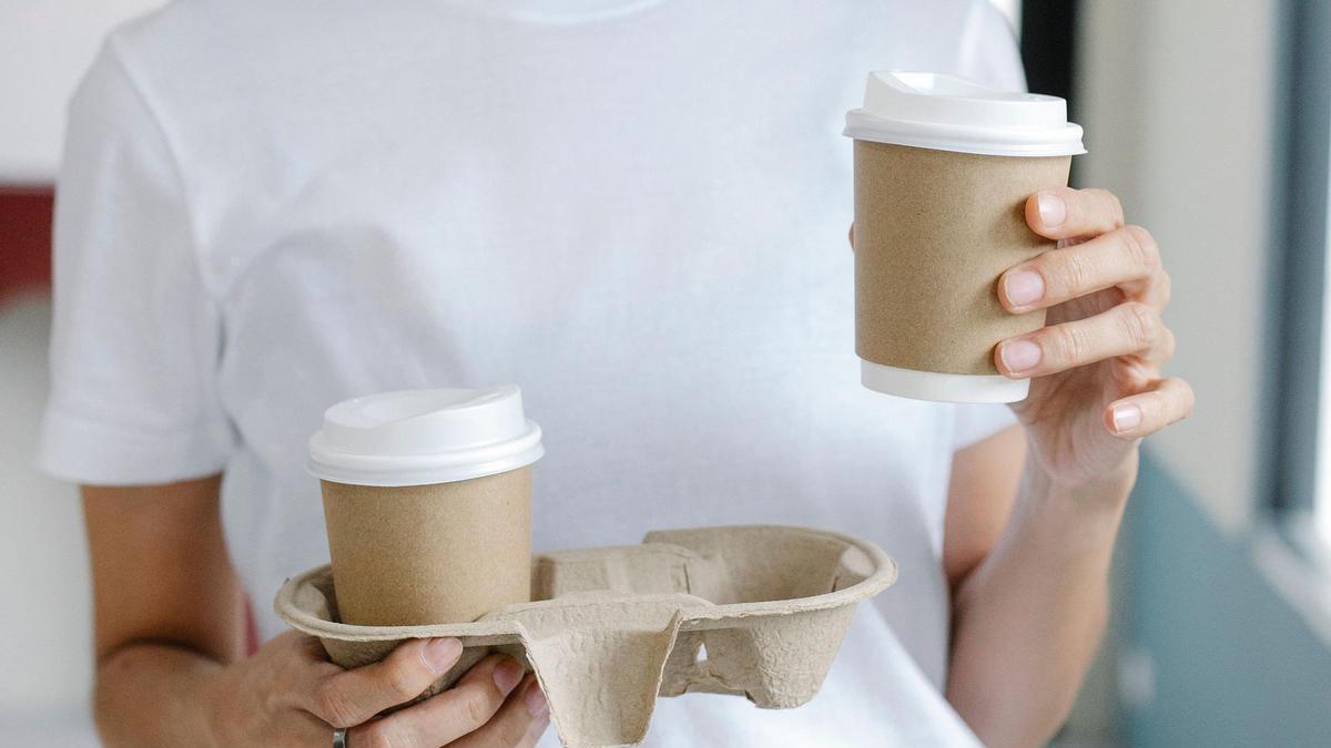 Café para llevar.