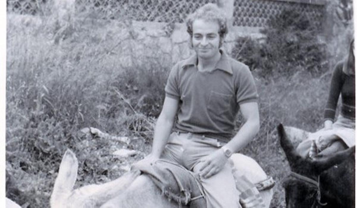 Joan Rigo bei einem Ausritt in Lloret de Mar im Jahr 1974.