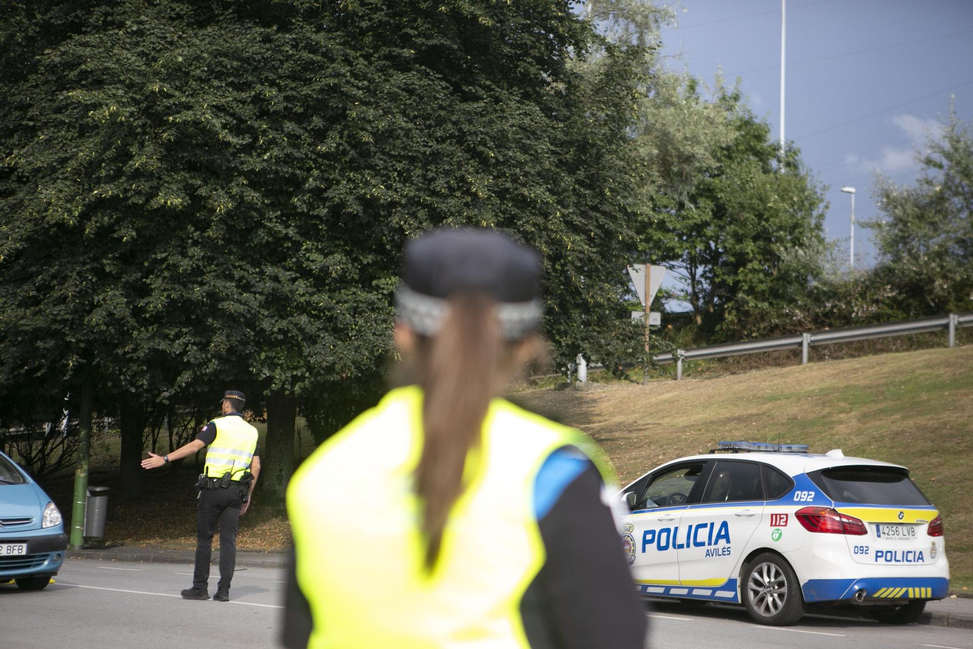 Control de alcoholemia y drogas en Avilés