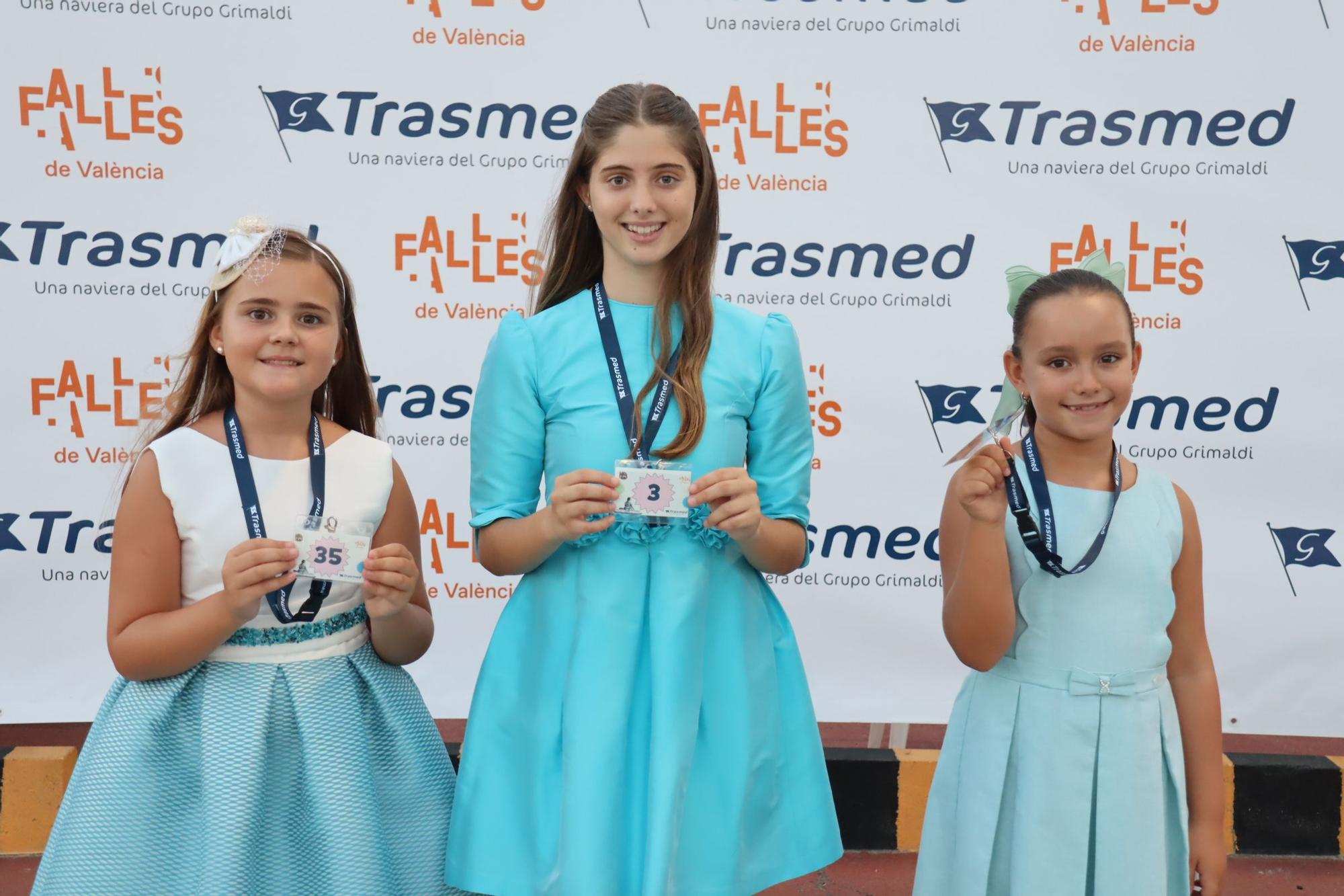 Los "números de la suerte" de las candidatas a Fallera Mayor Infantil de València 2025