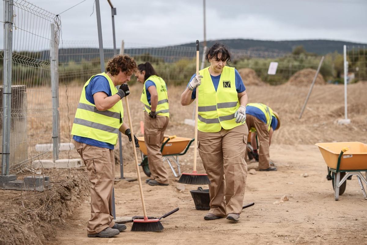 Imagen de archivo de la primera campaña de excavaciones del pasado 2025.