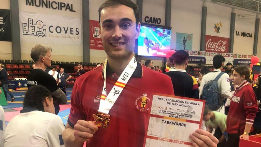 Taekwondo Ruiz  es penja el bronze  a l’Open d’Espanya