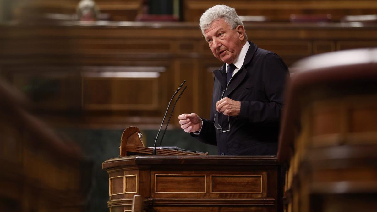 Pedro Quevedo, en el Congreso de los Diputados.