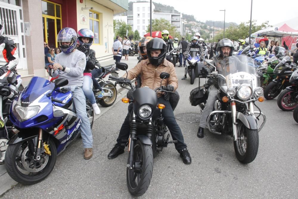 Los decibelios suben en Bueu con 4.000 motos