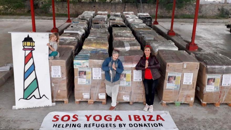 SOS Refugiados suma dos nuevos envíos de ayuda humanitaria desde Ibiza