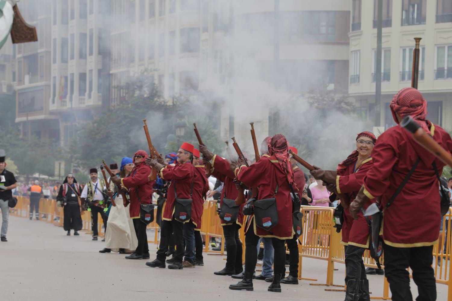 Trabucà en el centro de València