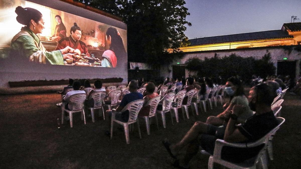 Cine Fuenseca en plena sesión durante uno de los últimos veranos en Córdoba.
