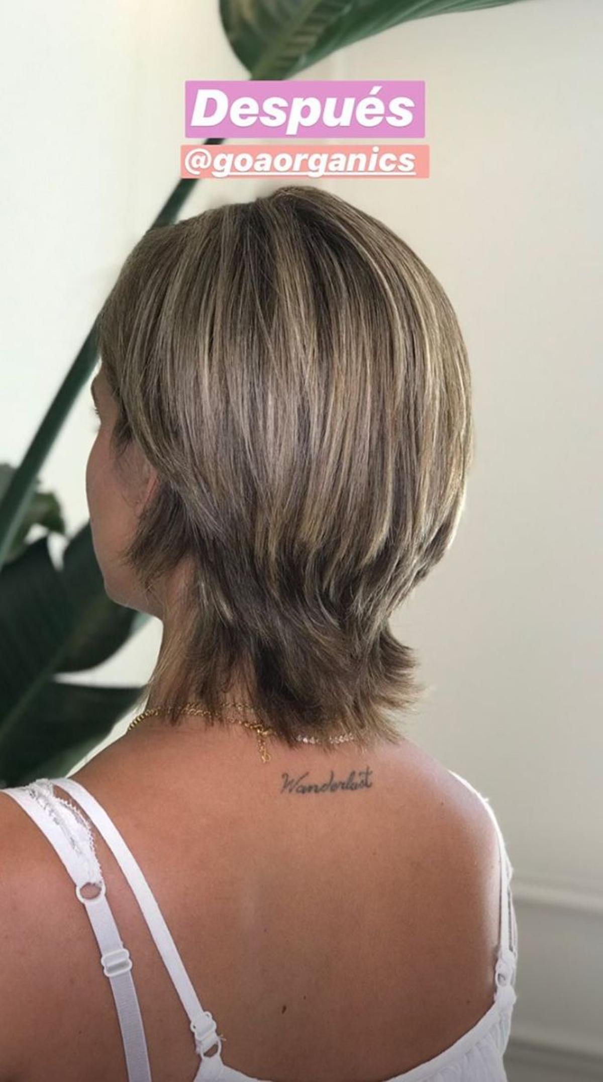 Laura Escanes se ha alisado el pelo