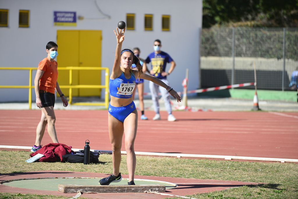 Atletismo nacional Máster sábado en la pista de Atletismo de Cartagena