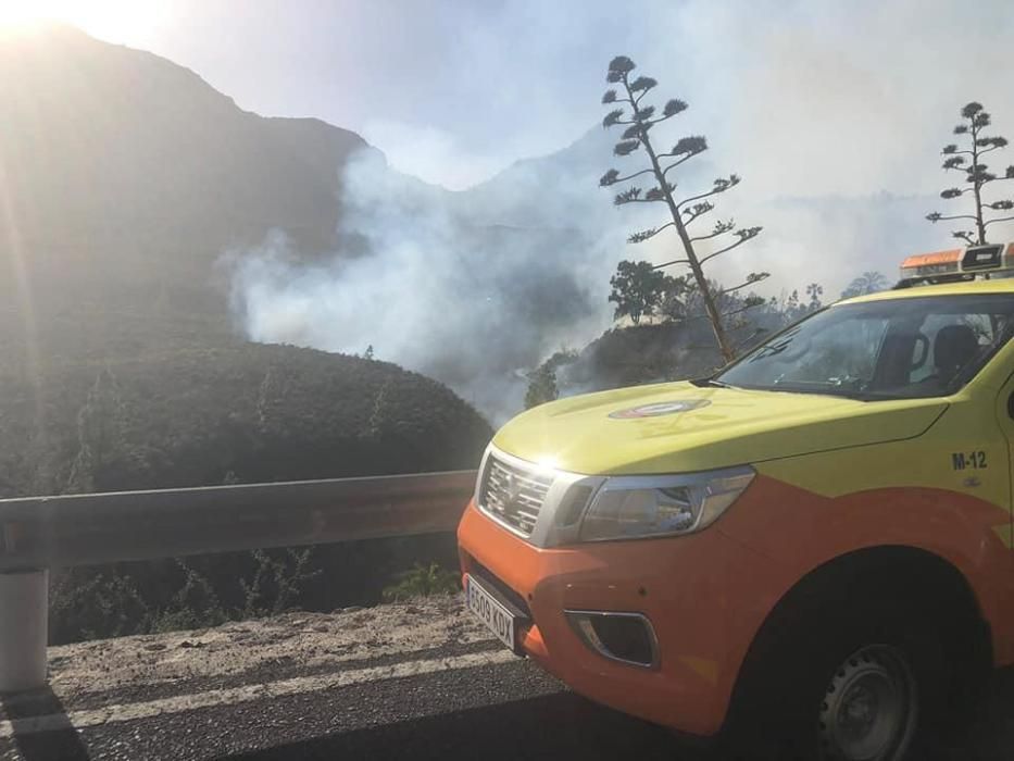 Incendio en Fataga