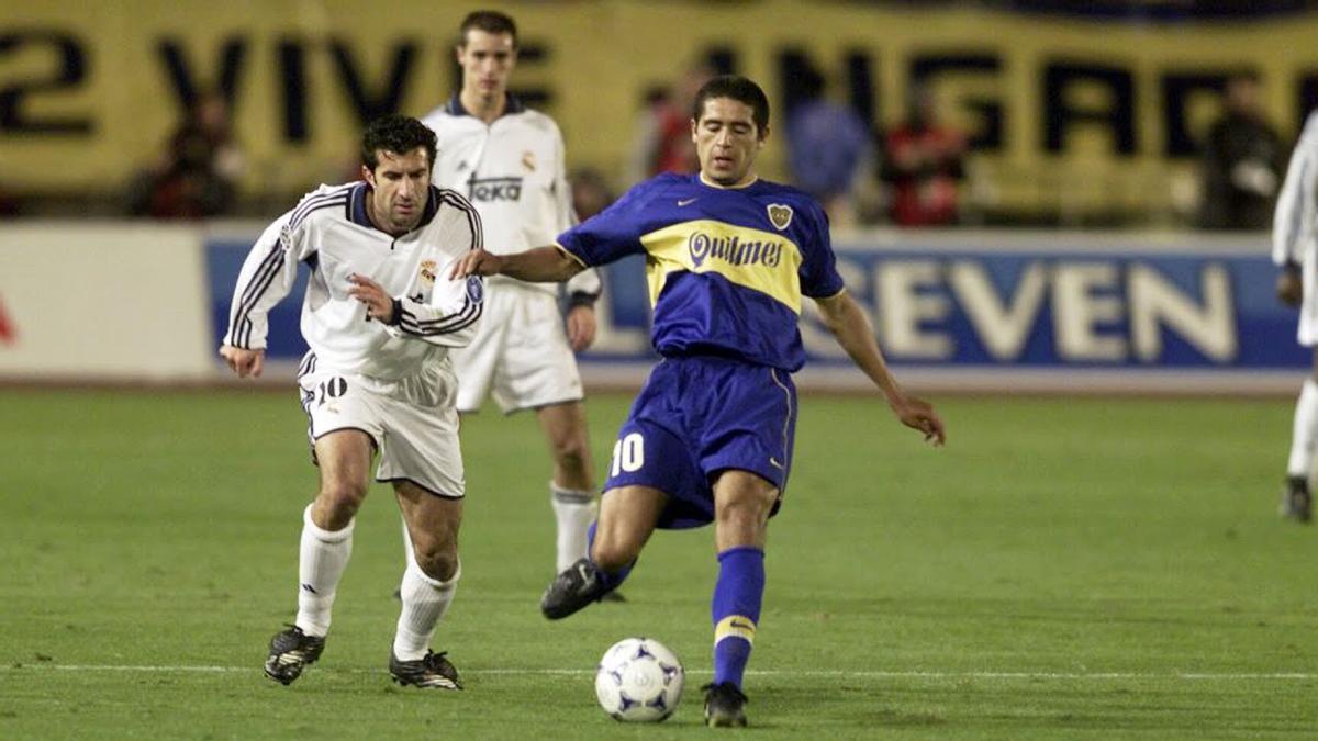 Riquelme, en el partido ante el Real Madrid