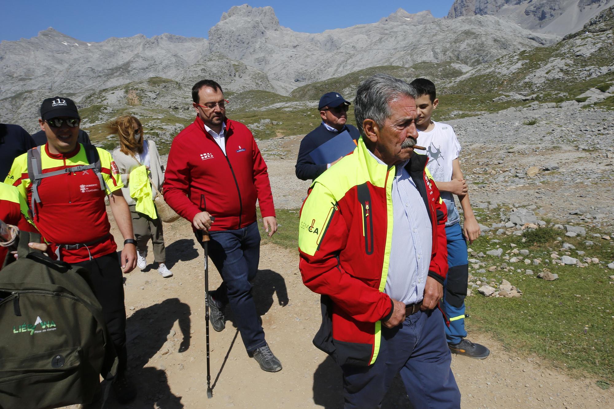 EN IMÁGENES: Así ha sido el simulacro de rescate en los Picos de Europa