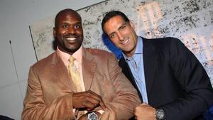 Rony Seikaly y Shaq, en un evento