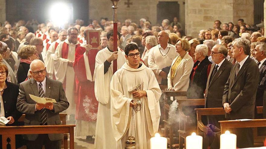 Una imatge d&#039;arxiu de la missa solemne de l&#039;any passat.