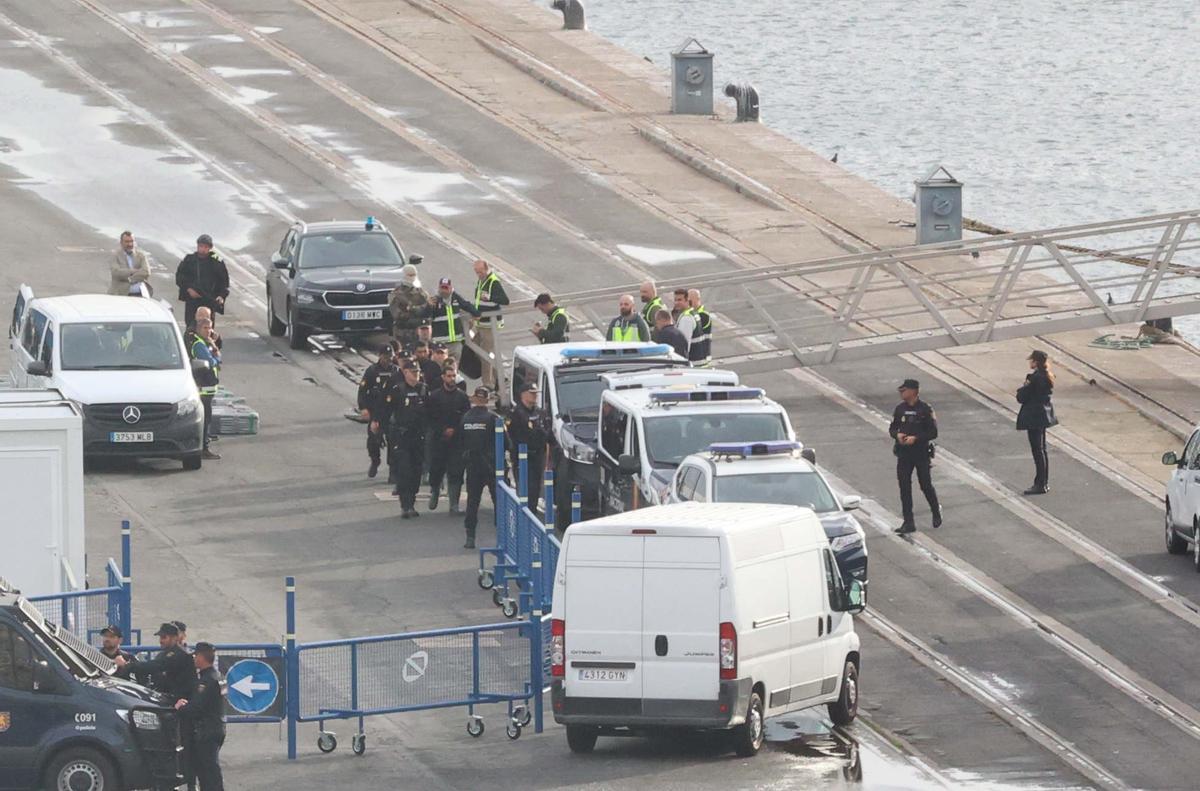 Varios detenidos en una operación antidroga en el puerto de A Coruña