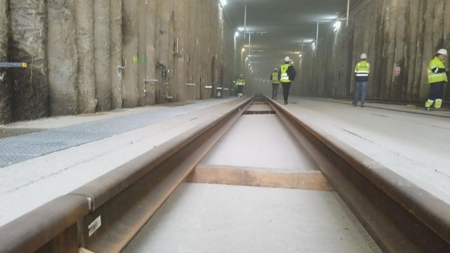 Visita institucional del túnel del soterramiento organizada por el Adif el pasado verano. | D. O.