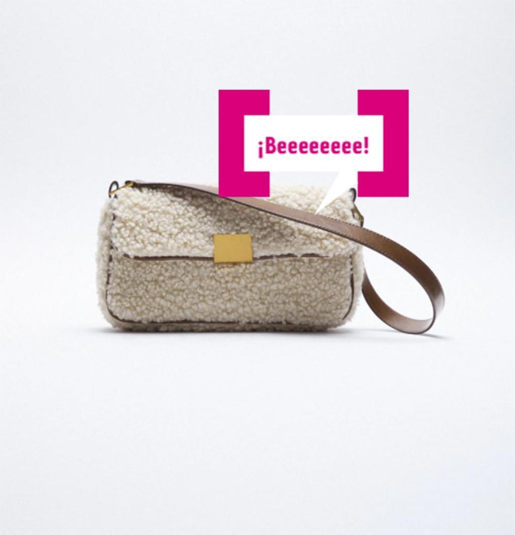 Bolso de borreguillo de Zara