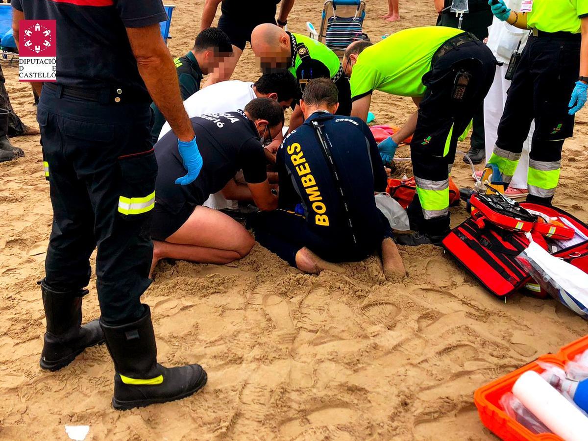 Los servicios médicos intentaron reanimar al varón sin resultado