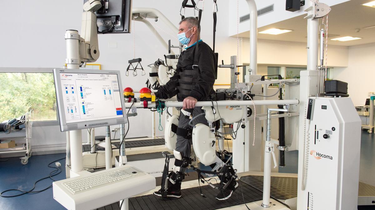 Imagen de un paciente del Hospital Nacional de Parapléjicos de Toledo.