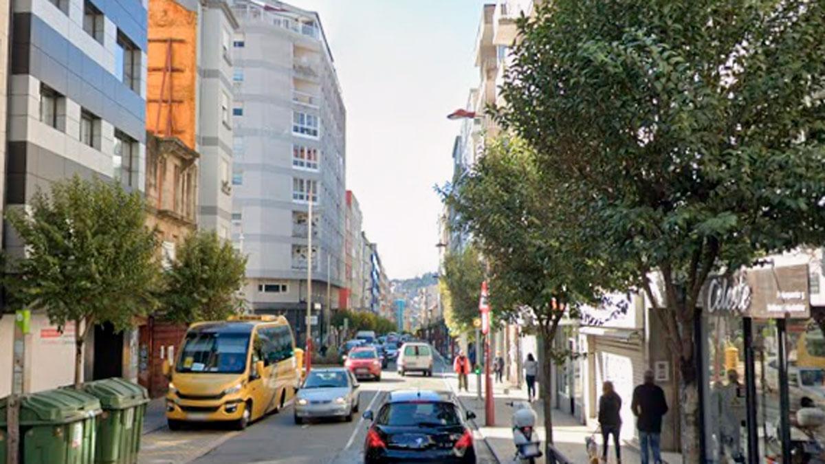 Calle Sanjurjo Badía, donde sucedieron los hechos.