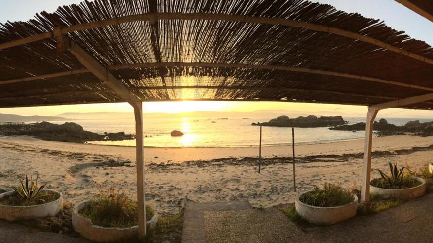 Vista del mar desde El Náutico de O Grove // FB