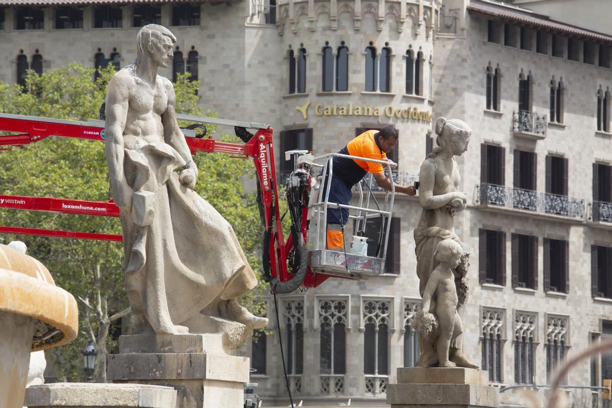 Ola de calor en Barcelona