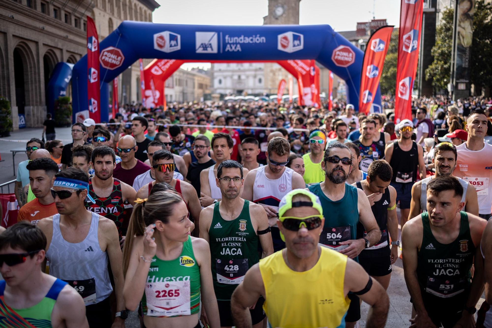 En imágenes | La carrera Ponle Freno sca a la calle a miles de personas en Zaragoza