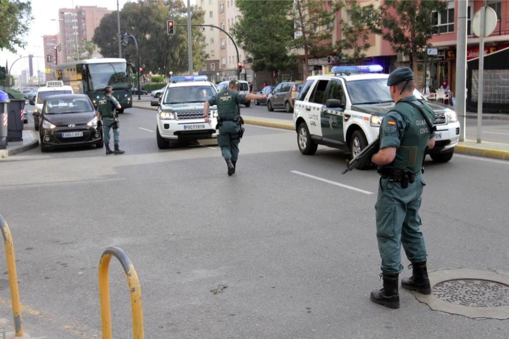 Espectacular dispositivo de la Guardia Civil