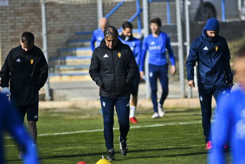 Entrenamiento del Real Zaragoza 24/2/2018