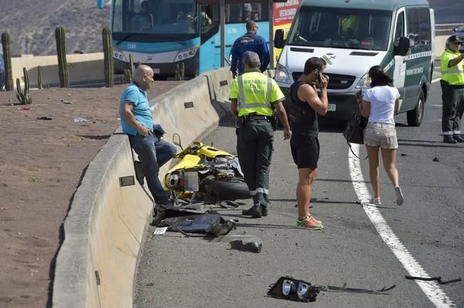 Accidente en La Laja a la altura de El Tritón