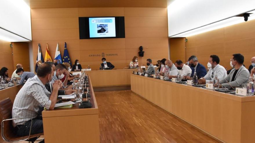 Reunión del Consejo Insular de Administración Territorial de Tenerife (Ciatt).