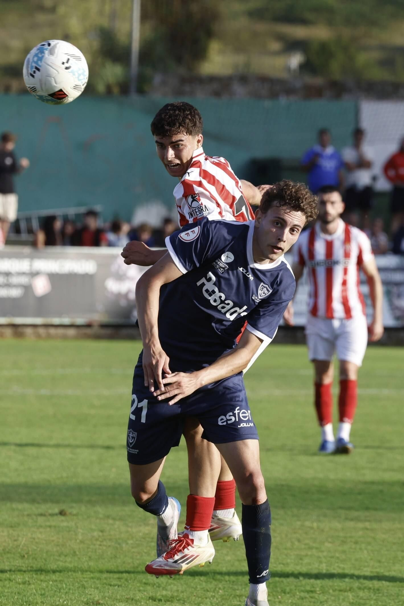 EN IMÁGENES: así fue el choque entre el Sporting y el Marino de Luanco