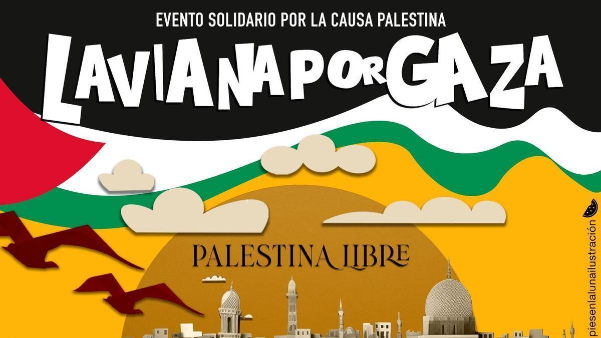 El cartel del evento solidario.