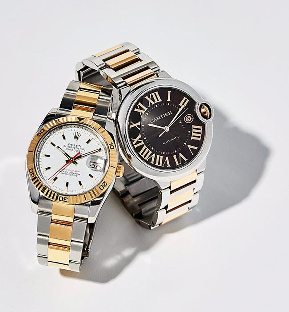 Los relojes de Rolex y Cartier