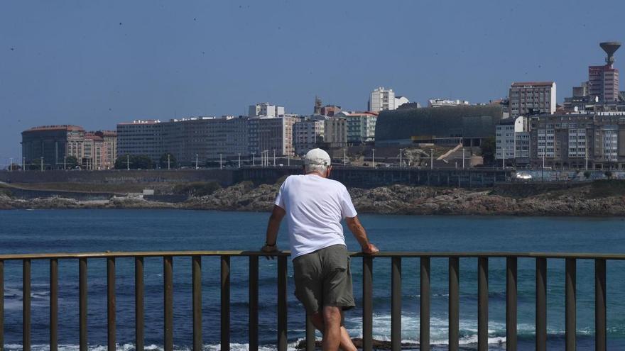 El nordés refresca las temperaturas este miércoles en A Coruña antes de la ola de calor
