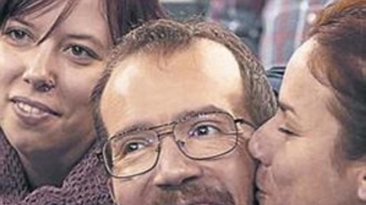 Echenique y su esposa, Mariale.