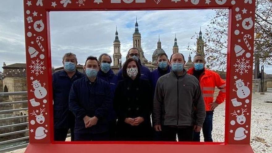 Zaragoza Turismo instala dos &#039;photocall&#039; en la plaza del Pilar y el Balcón de San Lázaro