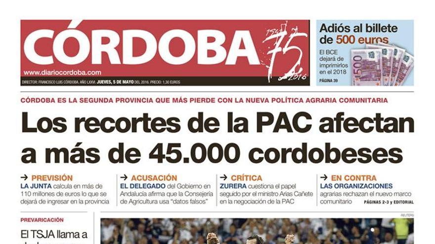 La portada de CÓRDOBA