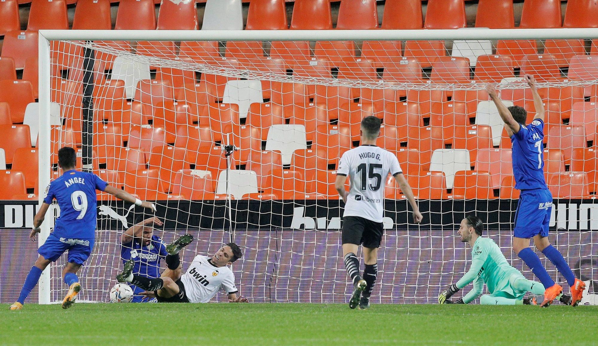 Los enfrentamientos Valencia CF - Getafe con Bordalás en el banquillo madrileño